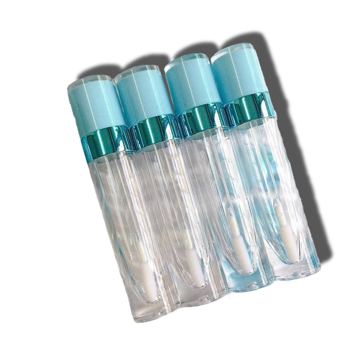 Blue Empty Lip Gloss Tube