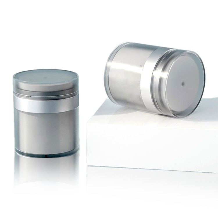 Cream Double Wall Airless Pump Jar
