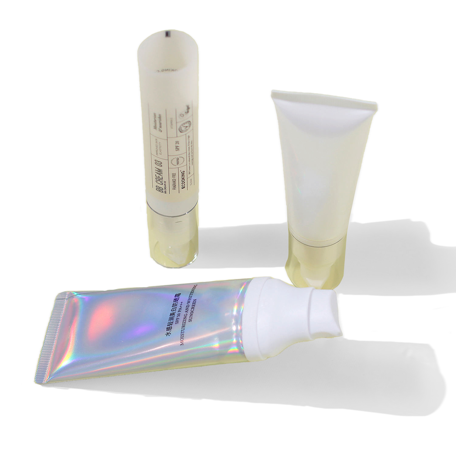 Airless Pump Lotion Soft Tubes