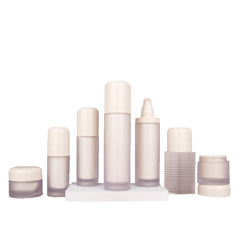 Frosted PETG Replaceable Skincare Packaging Set